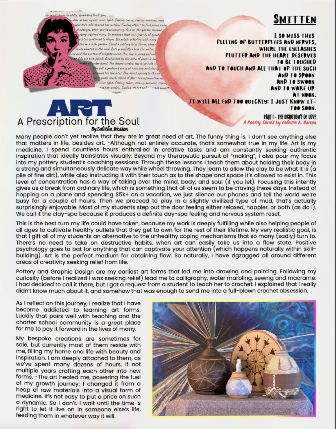 My 1st Article in: Art Adjacent Magazine