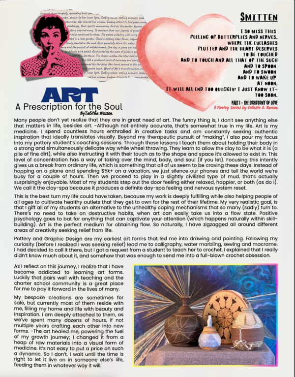 My 1st Article in: Art Adjacent Magazine